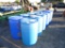 Plastic 55 Gallon Barrels