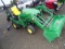 John Deere 1025R Tractor w/ Front End Loader & Backhoe Attachment