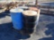 Four Metal 55 Gallon Barrels