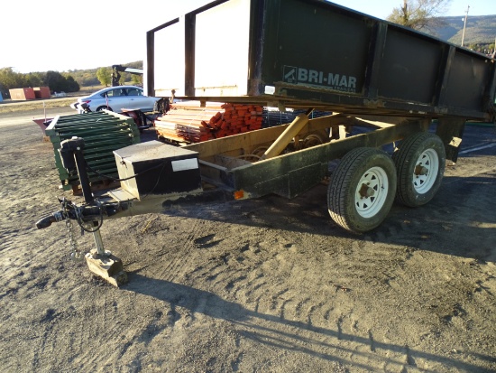 Bri-Mar Double Axle Dump Trailer