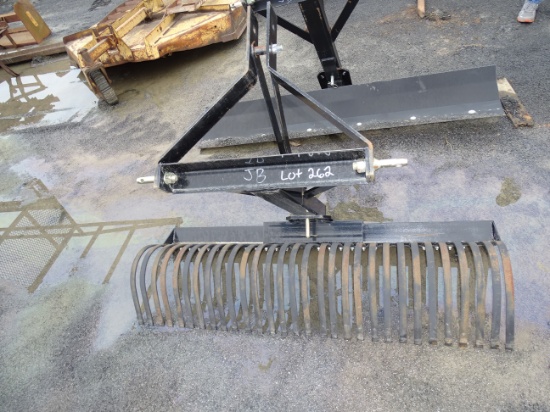 Mahindra 3pt 4ft Rock Rake