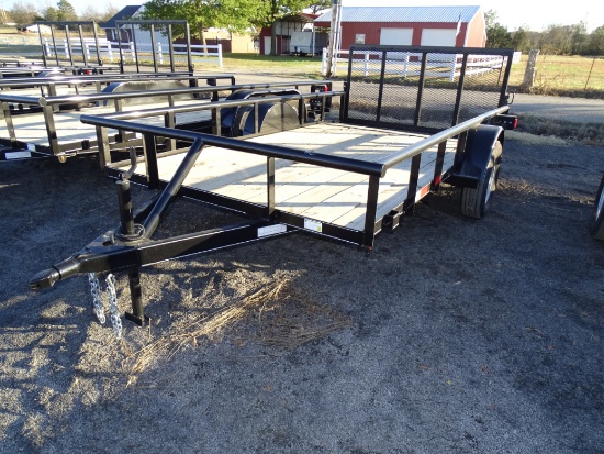 2022 12ft. Trailer W/ Drop Gate