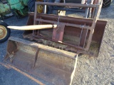 Front Hay Fork and Bucket