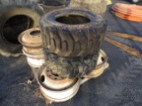 (5) Tractor Tires and Rims