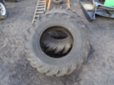 Tires and Wooden Ladders