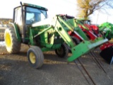 John Deere 6310 Cab Tractor w/ Front End Loader