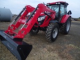 2018 Mahindra 9125P 4x4 Cab Tractor w/ Front End Loader