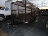 18ft Dual Axle Trash Trailer