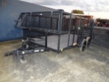 14ft Dual Axle Landscape Trailer