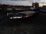 17ft Iron Bull Equipment Trailer w/ 3ft Dove & Ramps