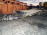 19ft Pintle Hitch Tandem Dual Equipment Trailer w/ 5ft Dove