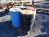 Four Metal 55 Gallon Barrels
