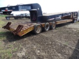 Atoka Triple-Axle Lowboy Trailer (Yellow)