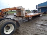 Trail EZE Gooseneck / 5th Flatbed Trailer w/ Winch