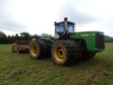 John Deere 9400 Articulating Tractor w/ Reynolds Scraper Pan
