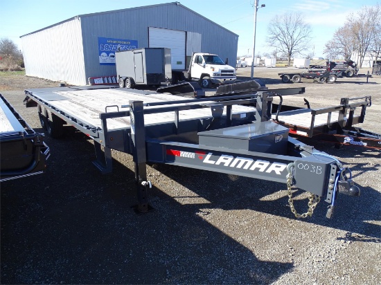 102x22ft Lamar Flatbed Trailer
