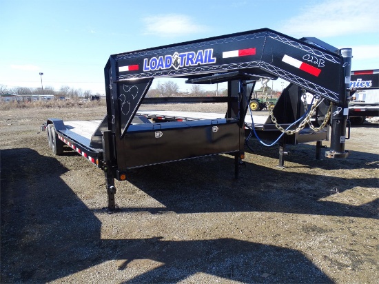 LOAD TRAIL 102 X 26 GOOSENECK FLATBED TRAILER