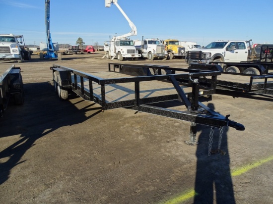 83 X18 FLATBED TRAILER