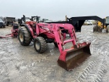 MAHINDRA 4110 W/ LOADER AND BACKHOE ATTACHMENT