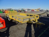 SEVERE 14FT + 2FT X 7FT FLATBED TRAILER