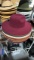 Hats, Leather Belts, White Shelf