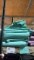 Turquoise Fringe Leather