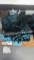 Black, White Turquoise Leather