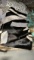 Black White Zebra Leather
