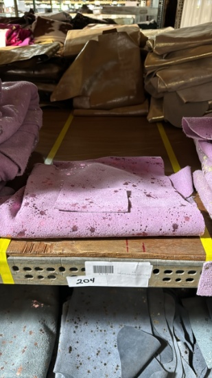 Hot Pink With Pink Acid No Hair Leather