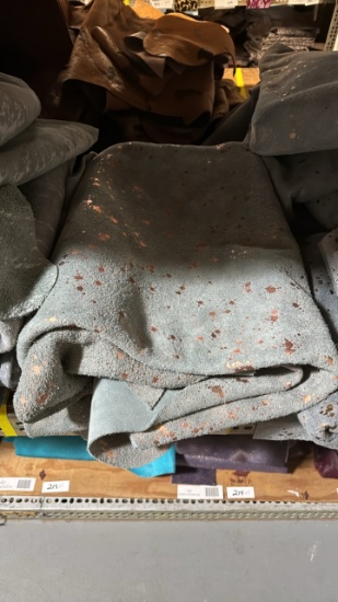 Grey Copper No Hair Leather