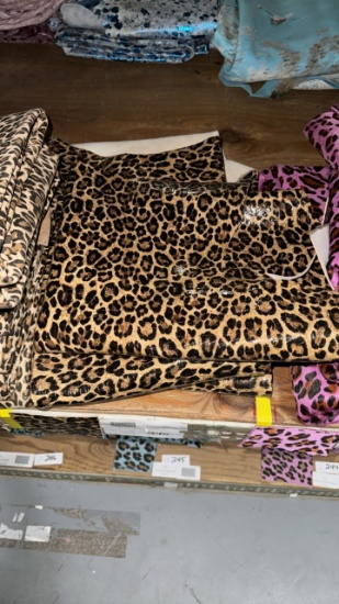 Smooth Leopard Croc Leather