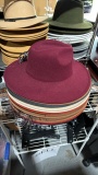 Hats, Leather Belts, White Shelf