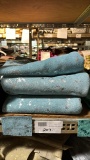 Sky Blue Silver No Hair Leather