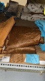Orange Shimmer Hair Leather