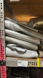 Silver White Shimmer Leather