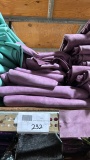 Plum Lavender Light Fringe Leather