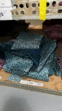 Blue Leopard Leather