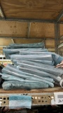 Blue Silver Fringe Leather