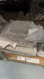 Silver Metallic Leopard Cow Leather