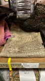 Gold Croc Leather