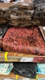 Dark Brindle Pink Acid Distressed Leather