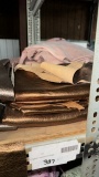 Copper Metallic Fringe Leather