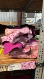 Hot Pink Acid, Distressed Leather
