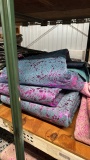 Turquoise Pink Leather