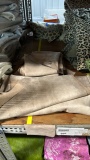 Tan Fringe Leather