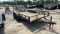 16ft Tandem axle utility trailer w/ drop gate