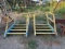 Set of metal stairs