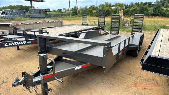 19ft Tandem axle equipment trailer