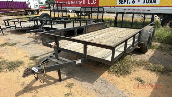 16ft Tandem axle utility trailer