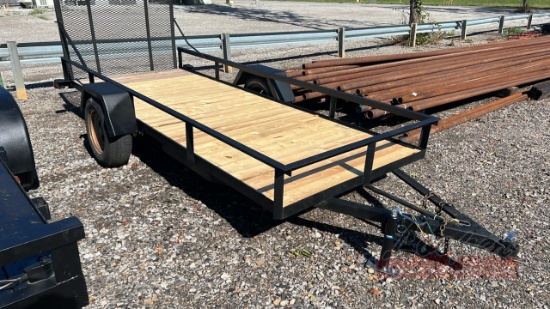13ft Drop Gate Utility Trailer - no title